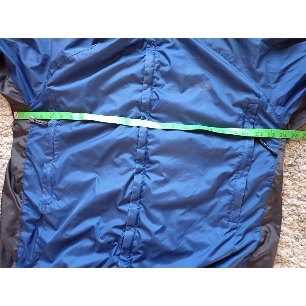 The North Face Windbreaker Jacket Mens XL Blue Excellent Packable Stow Pocket